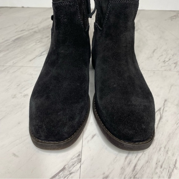 Franco Sarto Malina Black Suede Bootie 7M - Picture 10 of 14
